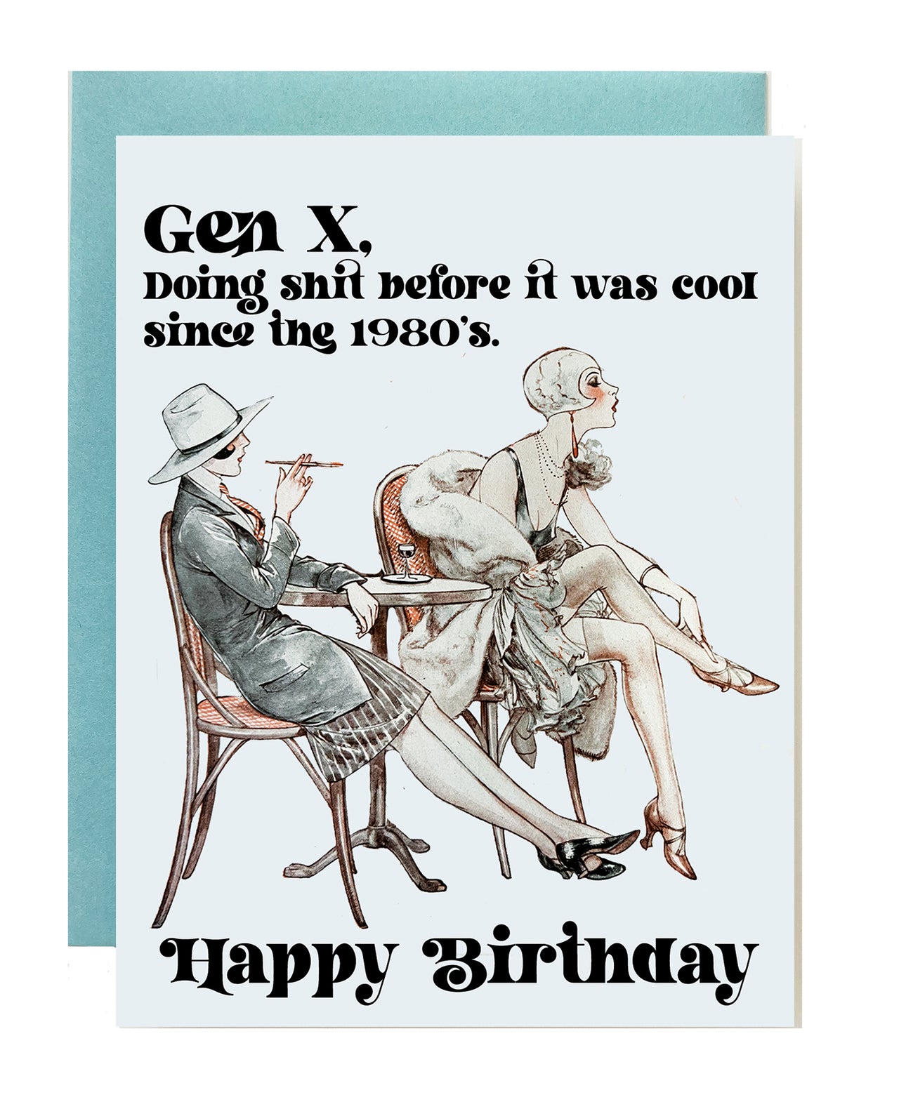 Gen X Birthday Card
