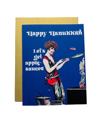 Thumbnail for Apple-Sauced Hanukkah Card