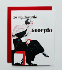 Thumbnail for Scorpio Greeting Card