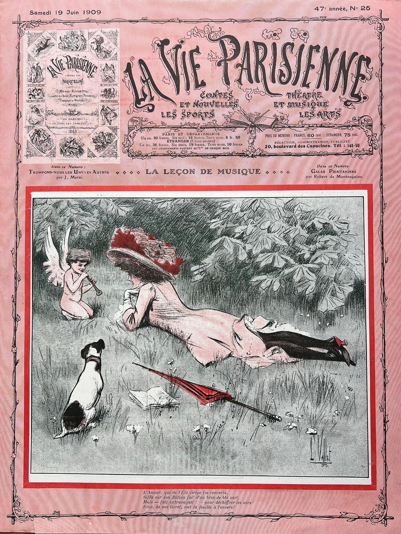 1909 La Vie Parisienne Print