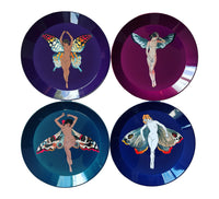 Thumbnail for Butterfly Lady Dessert Plate Set